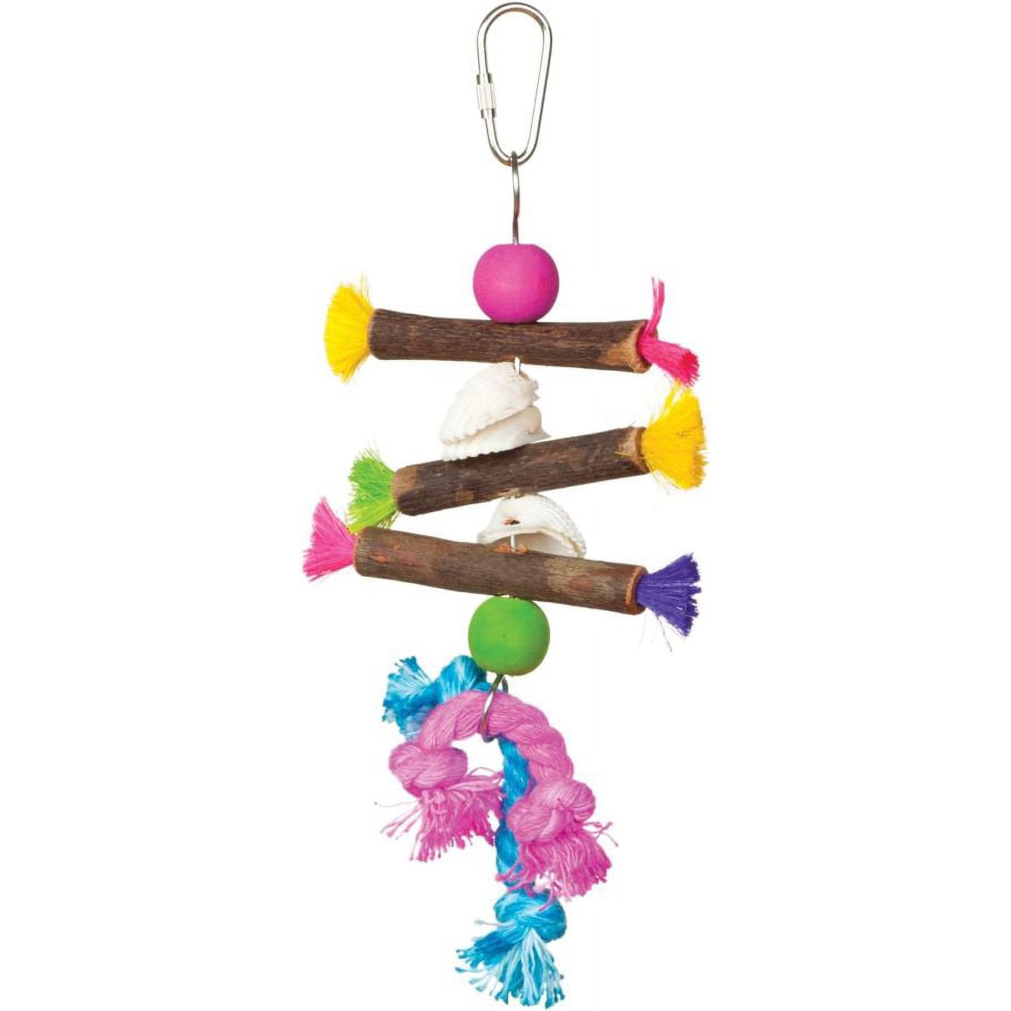 Prevue Tropical Teasers Shells and Sticks Bird Toy [Bird, Toys] 1 count