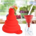 thumbnail image 1 of Tolva Mini embudo plegable de silicona tolva relleno cocina herramienta de cocina (rojo) Sywqhk Libre de BPA, 1 of 8