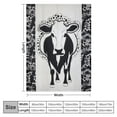 thumbnail image 4 of JEUXUS Cow Print Blanket, Farmhouse Soft Blanket, Cute Cow Throw, Plush Sofa Bed Travel Blankets for Kids Adults Girls Boys Teens Gift, 4 of 6