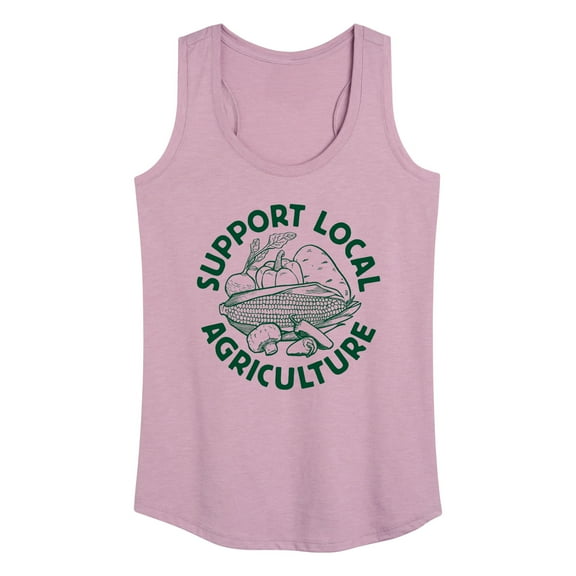 Instant Message - Support Local Agriculture - Women's Racerback Tank Top