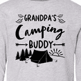 thumbnail image 4 of Inktastic Grandpas Camping Buddy Long Sleeve Youth T-Shirt, 4 of 5