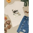 thumbnail image 3 of Aquatic Birds I T-Shirt Women -Sydenham Edwards Designs, Female 5X-Large, 3 of 4