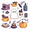 White Magical Halloween, variant on FORMRS 1-Subject Spiral Notebook 8" x 5" College Ruled 60 Refillable Sheet A5 Hard Cover, Magical Halloween