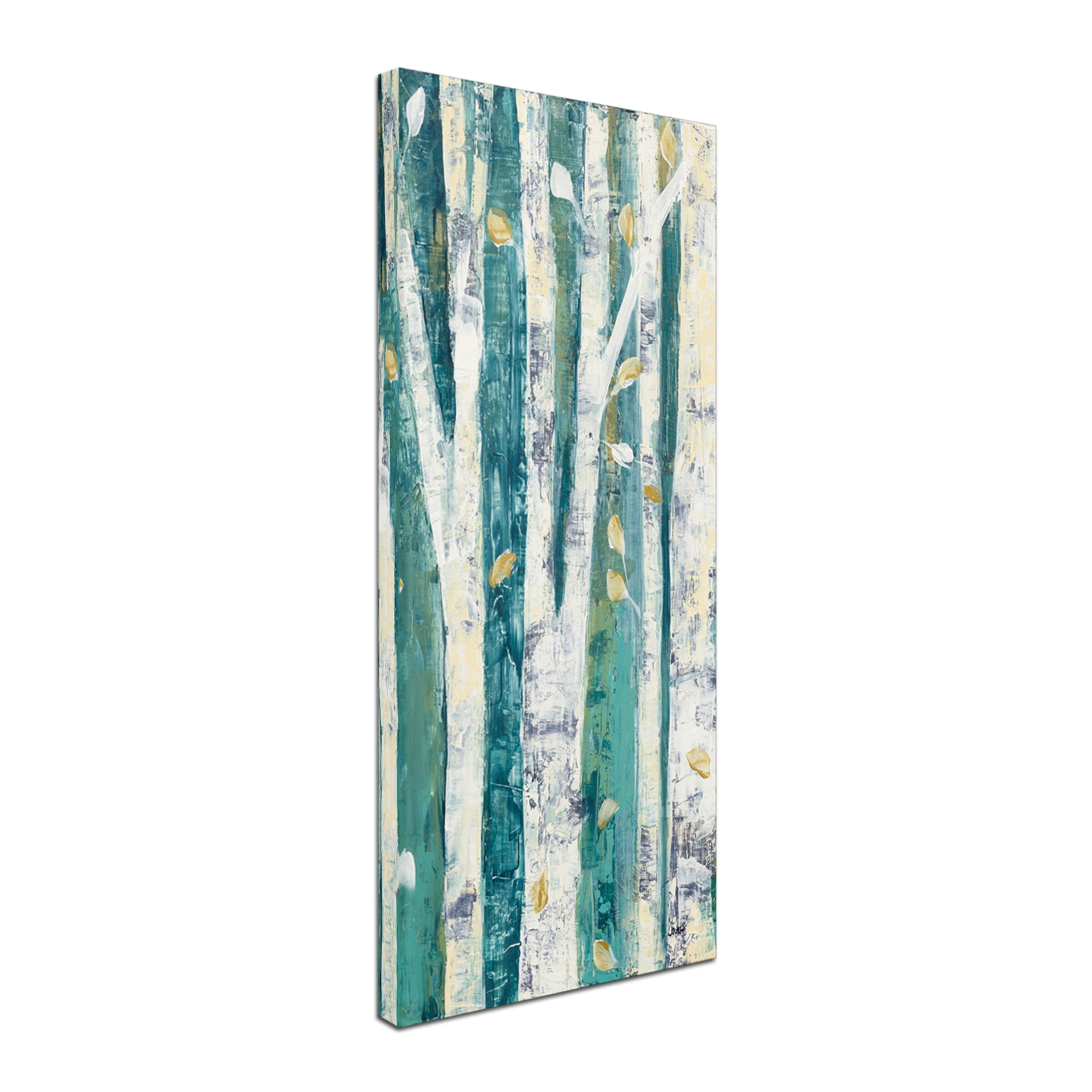 Trademark Fine Art 'Birches in Spring Panel III' Canvas Art by Julia Purinton