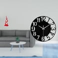 thumbnail image 2 of Figura De Llama De Resina Abstracta, Escultura Moderna, Adorno Para Oficina, Estantería, Patio, Acrílico, Decorativo, Silencioso, Fácil De Leer, Reloj De Pared Redondo Para Casa, Hotel., 2 of 8