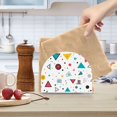 thumbnail image 2 of Yayeee Napkin Holder for Table Kitchen Paper Tissue Organization, Red Simple Shapes, 2 of 8