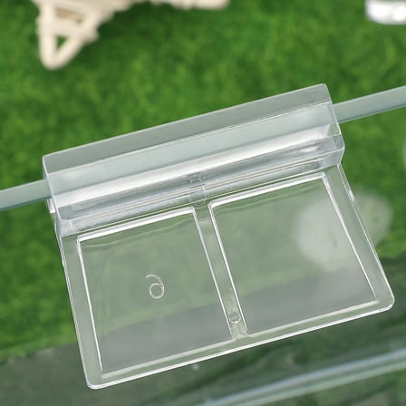 Clear Acrylic Aquarium Fish Tank Cover Clips for Glass Shelf Support 6mm 6 Pieces