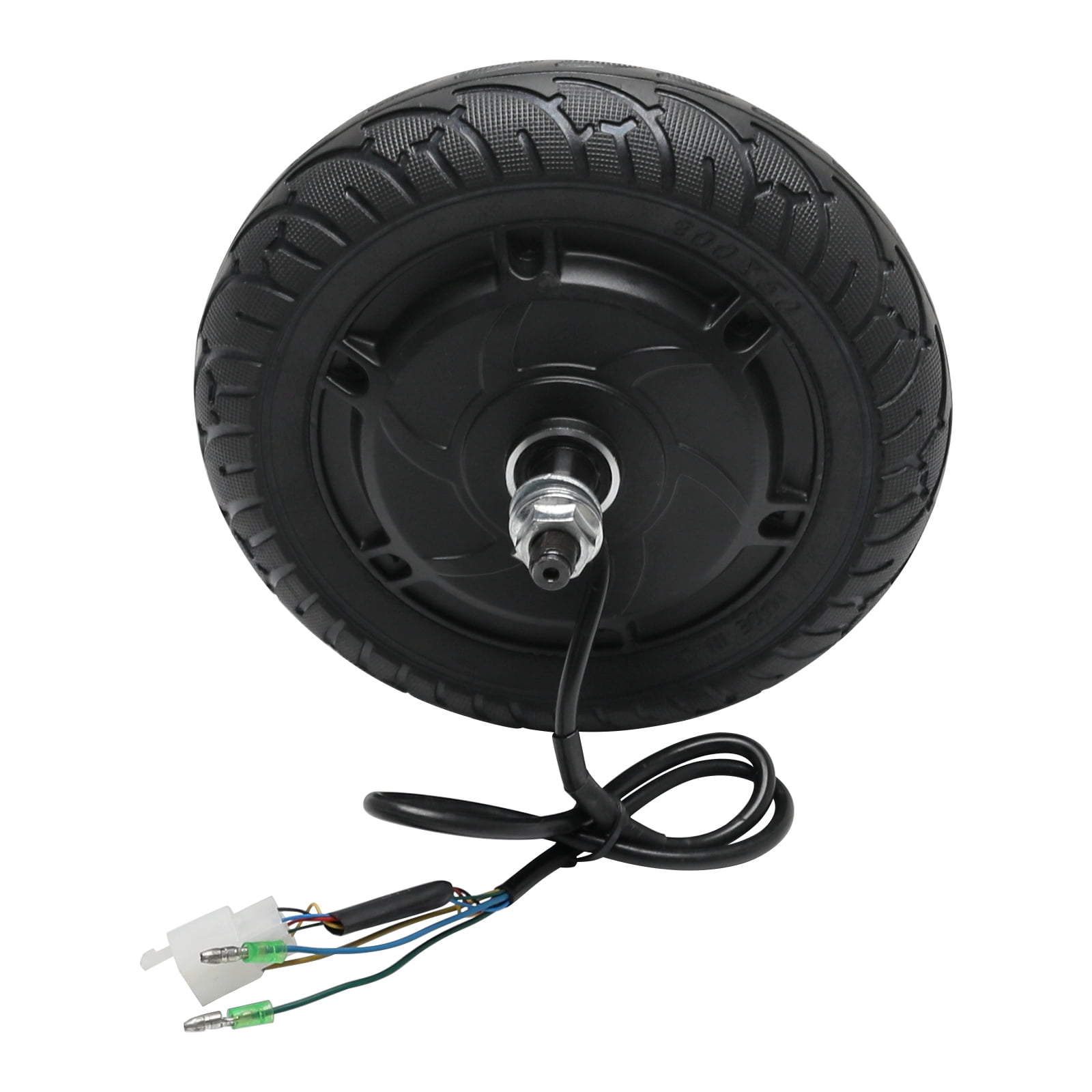 24V 350W Scooter Hub Motor with 8 Inch Wheel 200×50 Solid Tire