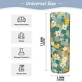 thumbnail image 2 of Clear Flower Vase Centerpieces Plastic Cylindrical Vases Home Wedding Decor 4"x12" Watercolor Little Daisy, 2 of 6