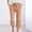 Orange women cotton linen capri pants a1, variant on Cagogo Women Cotton Linen Plus Size Capri Pants Elastic Waist Cropped Pants with Pockets Plaid Casual Lounge Travel Pants Regular Fit, Hot Pink 2XL
