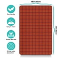 thumbnail image 5 of Dog Cat Food Mat, Dog Mat for Food and Water, Pet Dog Cat Bowl Mat, Anti-Slip Reusable Feeding Mat with Lattice Grid Christmas,16inx24in, 5 of 7