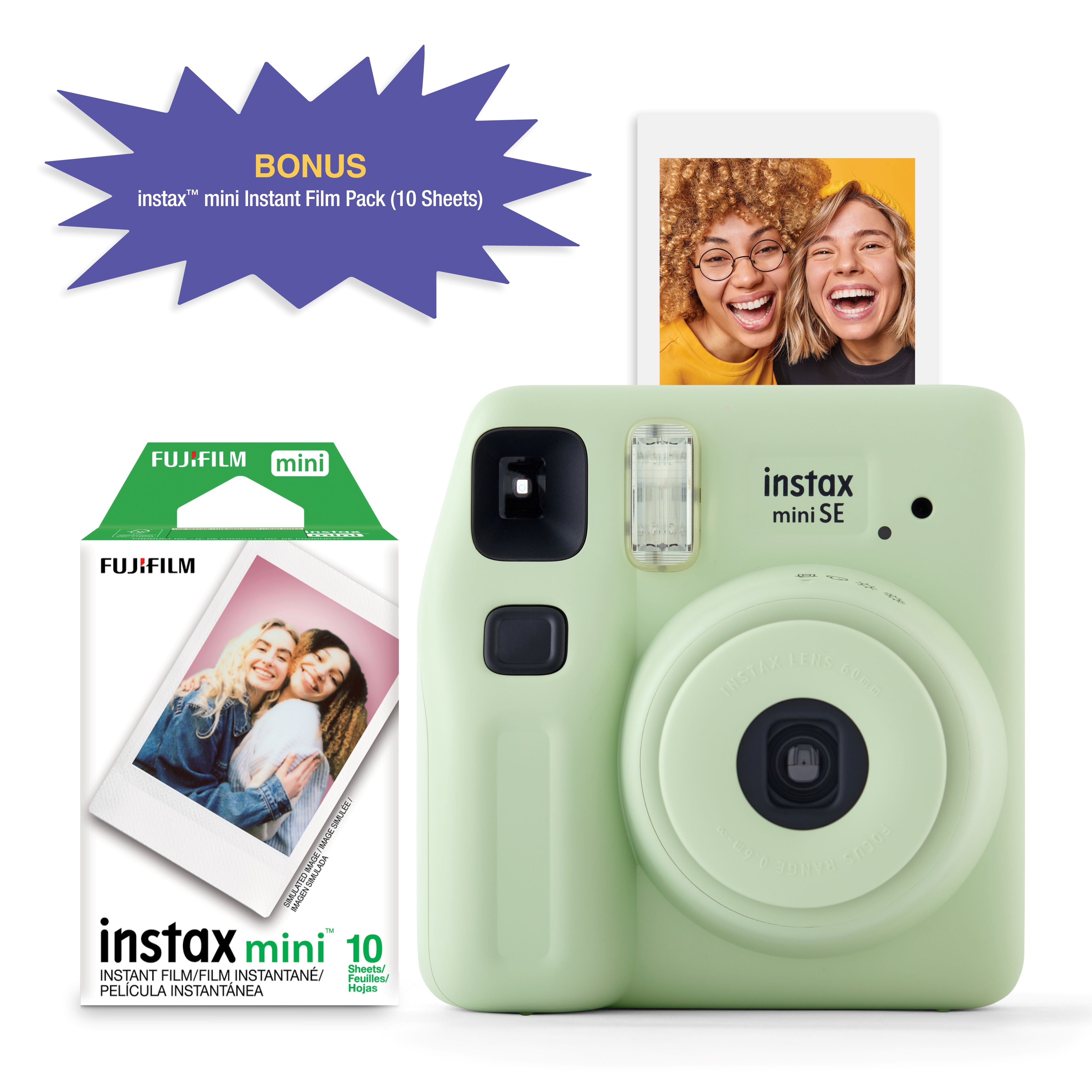 FUJIFILM INSTAX レンジファインダーカメラ Fujifilm Instax Mini SE Instant Camera with Bonus 10 pack Mini