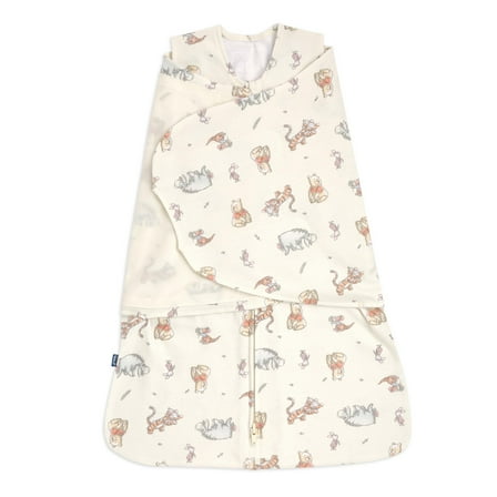 Disney x HALO SleepSack Swaddle Cotton, Winnie the Pooh, Multicolor, Unisex, Infant, Newborn, 0-3 Months