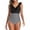 Black, variant on Azrian Women One-Piece Priniting Bikini Push-Up Pad Swimwear Swimsuit One Shoulder Beachwear