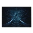 thumbnail image 1 of Fractal Cutting Board, Abstract Spooky Hollow with Line Effects Creative Modern Computer Art Pattern, Decorative Tempered Glass Cutting and Serving Board, Small Size, Blue, by Ambesonne, 1 of 1