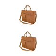 thumbnail image 2 of kurtrusly Style avec Sac Fourre-Tout Tendance et Spacieux Sac Messager à la Mode et Polyvalent Caramel 2 Ensembles, 2 of 6