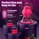 thumbnail image 3 of Vibrador succionador de cl&#2013265933toris FunnyOne, juguete rosa con 3 cabezales de cepillo, 2 copas extra&#2013265933bles, 8 modos de succi&#2013265923n y 12 modos de rotaciÉ, 3 of 6