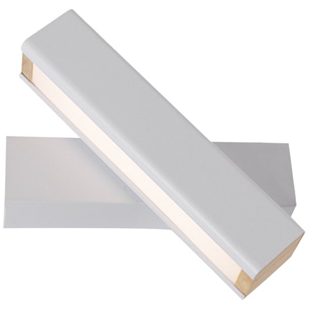 Aplique de pared moderno plegable 360 rotación estudio lectura aplique lámpara simple blanco