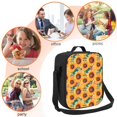thumbnail image 5 of Naloa Beautiful Bohemian Sunflower Lunch box Lunch bag for men women Large capacity Lunchbox Insulated Lunch bag Lunch box cooler, 5 of 7