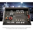 thumbnail image 3 of 200W×4 Channel Class AB Car Audio Amplifier - 4-16Ω Impedance, 5800W Max Power, Pure Aluminum Heat Sink Shell, Multiple Safeguards (Short Circuit, Overheat Protection), Sturdy Multi-Layer PCB Board, 3 of 6