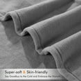 thumbnail image 4 of Electric Heated Blanket Full Size 72'' x 84'' with 6 Heating Levels 10H Timers, ETL certification Machine Washable- Gray, 4 of 9