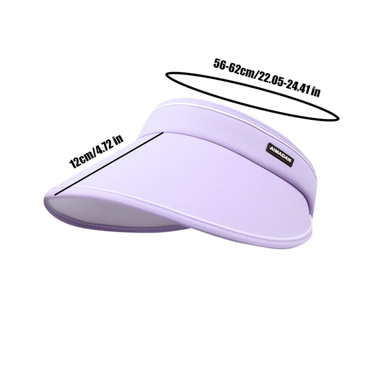 Adjustable Quick-Dry Open-Top Sun Visor Hat with UPF 50+ Women main image 3