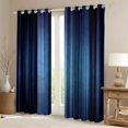 thumbnail image 2 of Homewish Geometric Lines Blackout Curtains Set of 2 (52x84 Each),Minimalist Stripes Aesthetic Window Curtains,Black Blue Curtains and Drapes For Boys Kids,Super Cozy Room Decor, 2 of 6