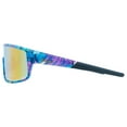 thumbnail image 3 of Piranha Eyewear Berkley Shield Sports Sunglasses - Tie-Dye Multicolor with Mirror Lens, 3 of 4