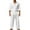 01 White, variant on Awdenio Men's Summer Vacation Outfits 2 Piece Cruise Attire Short Sleeve Button Down Shirt and Pants Set