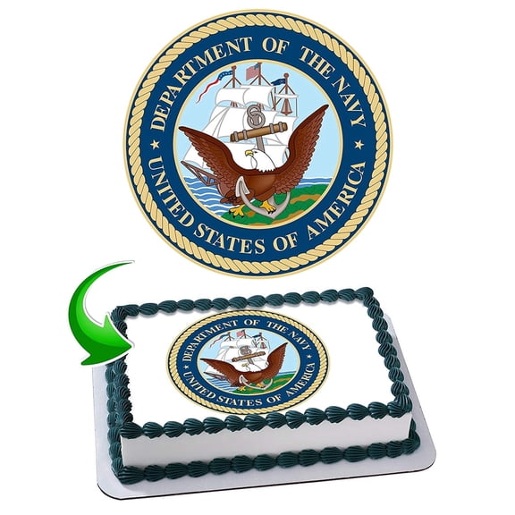 United States Navy Birthday Cake Topper By TNCT