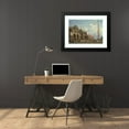 thumbnail image 4 of Adolf Sukkert 24x18 Black Modern Framed Museum Art Print Titled - St Mark's Square, Venice, 4 of 5