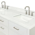 thumbnail image 5 of Ariel W072dcqrvo Hutton 72" Wall Mounted Double Basin Vanity Set - White / Carrara White, 5 of 7