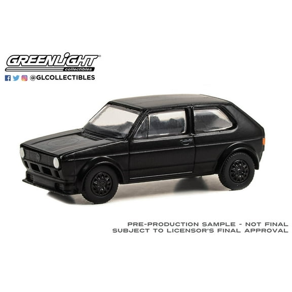 Greenlight 1:64 Black Bandit Series 28 1980 Volkswagen Rabbit Widebody