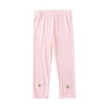 thumbnail image 2 of ATOGUTA Girls Capri Leggings Kids Stretchy Elastic Waist Athletic Pants Summer Slim Skinny Sports Casual Tights Size 3T-15, Pink, 2 of 6