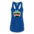 thumbnail image 2 of Wild Bobby, Pastel Color Hot Girl Summer, Streetwear, Women Racerback Tank Top, Royal, X-Large, 2 of 4
