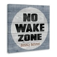 thumbnail image 3 of The Stupell Home Decor Collection No Wake Zone Wall Art, 3 of 5