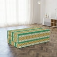 thumbnail image 3 of Colorful Foldable Mattress, Ethnic Geometric Shapes, 78.7" x 47.2", Pistachio Green Orange, by Ambesonne, 3 of 6