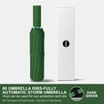 thumbnail image 4 of HBBKVI 41" Umbrella, Sun Protection Windproof Auto Open Umbrella for Travel Outdoor, 12 Ribs, Portable Folding Umbrella, Emerald Green, 4 of 9