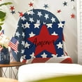 thumbnail image 2 of 4Th of July Djunllk Decorative Pillow Covers - Independence Day Patriotic Stars Stripes Flag Print Throw Pillow Covers, Home Decor Pillow Cases for Memorial Day Veteran's Day, 2 of 6