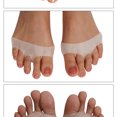 thumbnail image 3 of Separadores de Dedos del Pie de Gel del Pie, Separadores Alisadores con Espaciadores Gordo, para Hallux Valgus, Hammer Tratamiento, 3 of 4