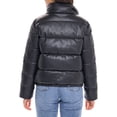 thumbnail image 6 of S.E.B. by Sebby Faux Leather Puffer Jacket (Women’s), 6 of 6