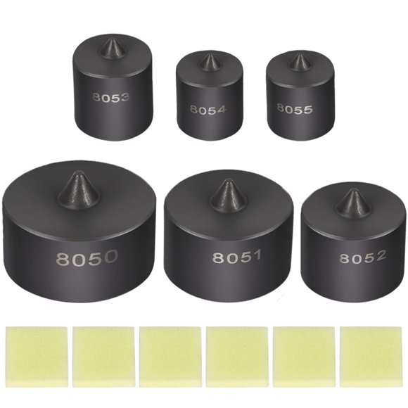 8056 Juego de protectores de eje para usar con extractores o extractores de empuje 'Grip-O-Matic', 6 piezas Reemplace para OTC 8056