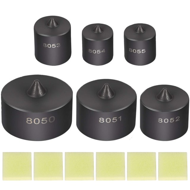 8056 Juego de protectores de eje para usar con extractores o extractores de empuje 'Grip-O-Matic', 6 piezas Reemplace para OTC 8056