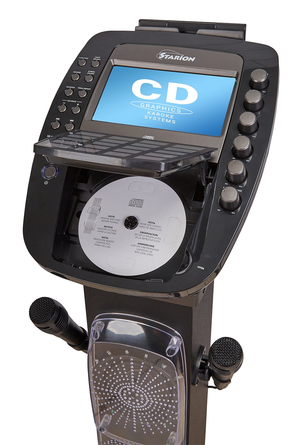 Starion KS877-B Pedestal Bluetooth / CD+G Karaoke Machine