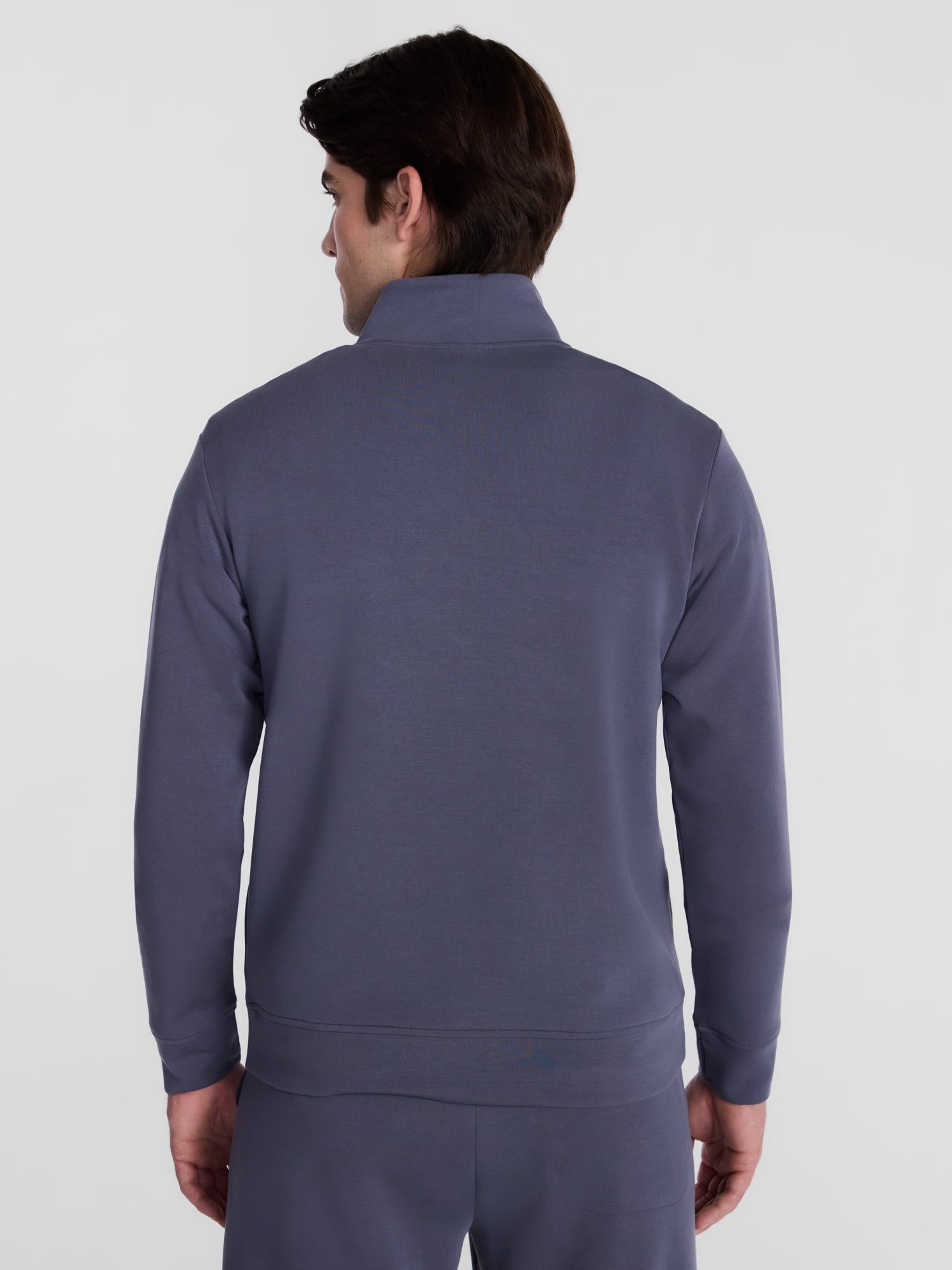 Avia Men's Twill ScubaKnit Quarter Zip Pullover Sweatshirt, Sizes XS-4XLT