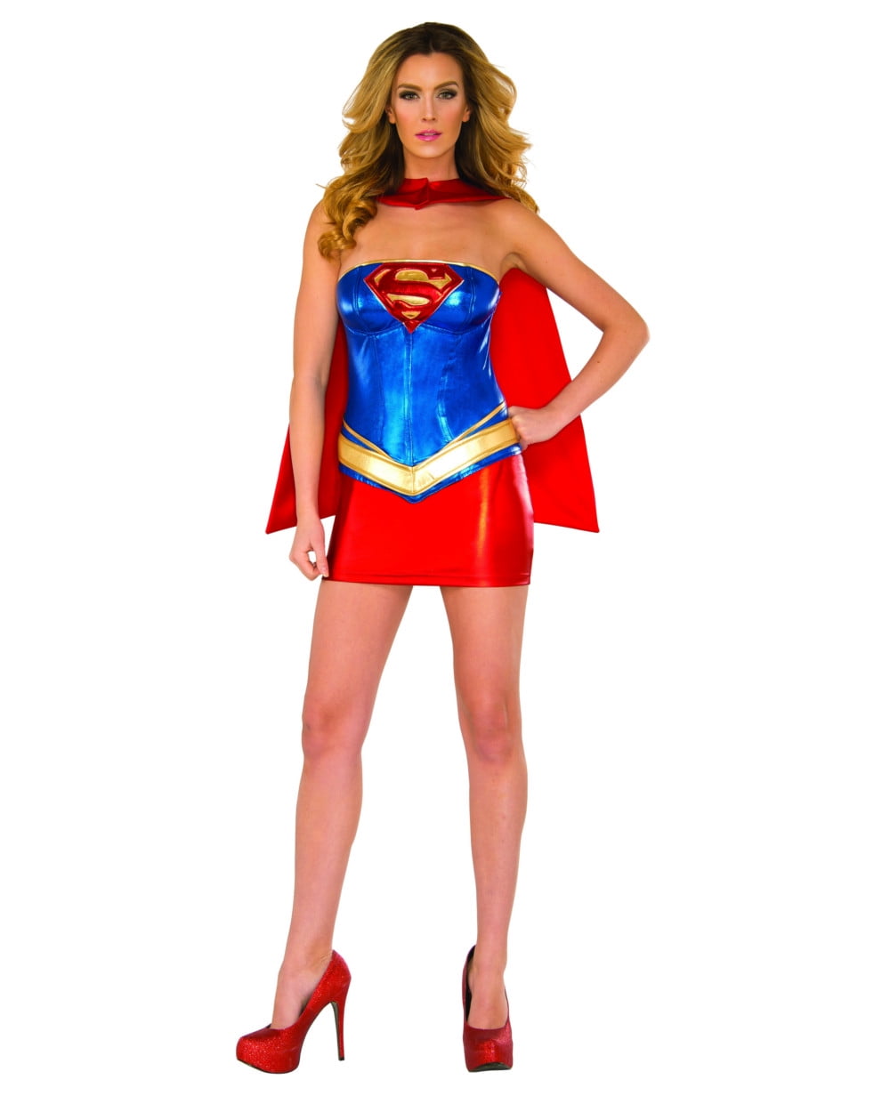Amazon.com: Rubie's Costume Co Women's DC Superheroes Supergirl Teen Costume,  Multi, Teen : Clothing, Shoes & Jewelry