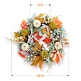 thumbnail image 5 of JoanKaren 20" Fall Wreath for Front Door,Eucalyptus Berries Pumpkins Autumn Wreaths,Home Outdoor Holiday Halloween Thanksgiving Decorations, 5 of 8