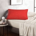 thumbnail image 6 of Fuzoiu Red Glitter Print Fuzzy Pillowcases, Super Soft Pillow Case Cover with Zipper for Bedroom, Sofa, Couch,Cozy Pillow Shams for All Seasons-16"x24", 6 of 6