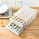 thumbnail image 5 of rejillas de gran capacidad para huevos, caja de almacenamiento para nevera, contenedor de almacenamiento de huevos de gallina de varias capas, 5 of 5