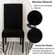 thumbnail image 3 of Elegante protector de silla de licra, fundas de silla elásticas de tela de alta calidad para comedor, ajuste perfecto y funda protectora para banquetes, fiestas, bodas (juego de 4), 3 of 7